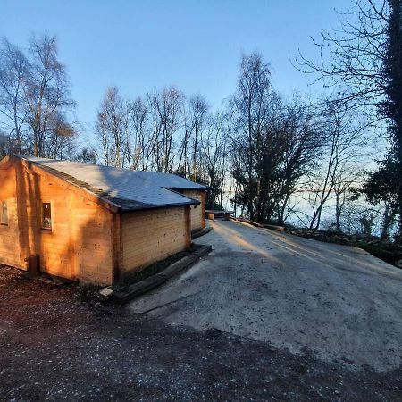 Stunning Log Cabin On The Lake Portroe Экстерьер фото