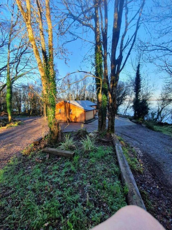 Stunning Log Cabin On The Lake Portroe Экстерьер фото