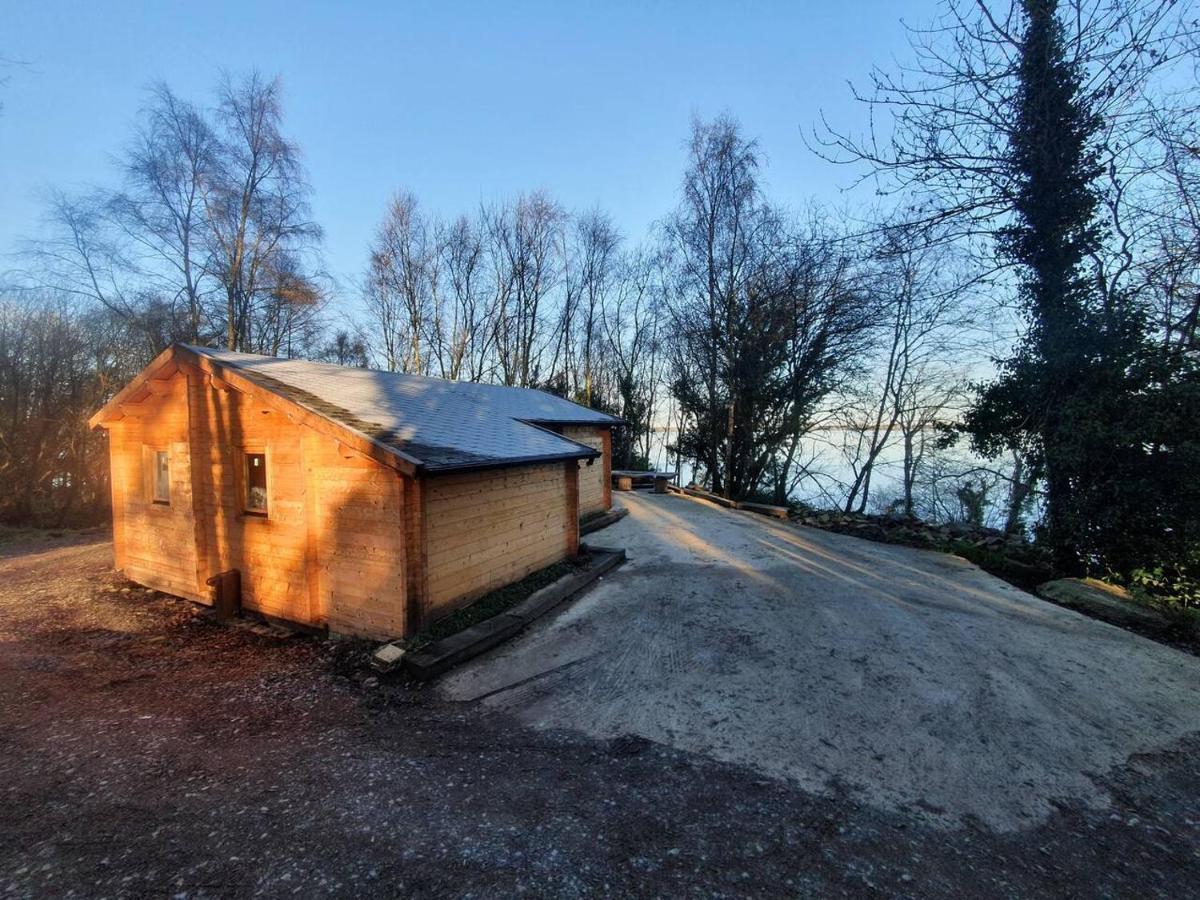Stunning Log Cabin On The Lake Portroe Экстерьер фото